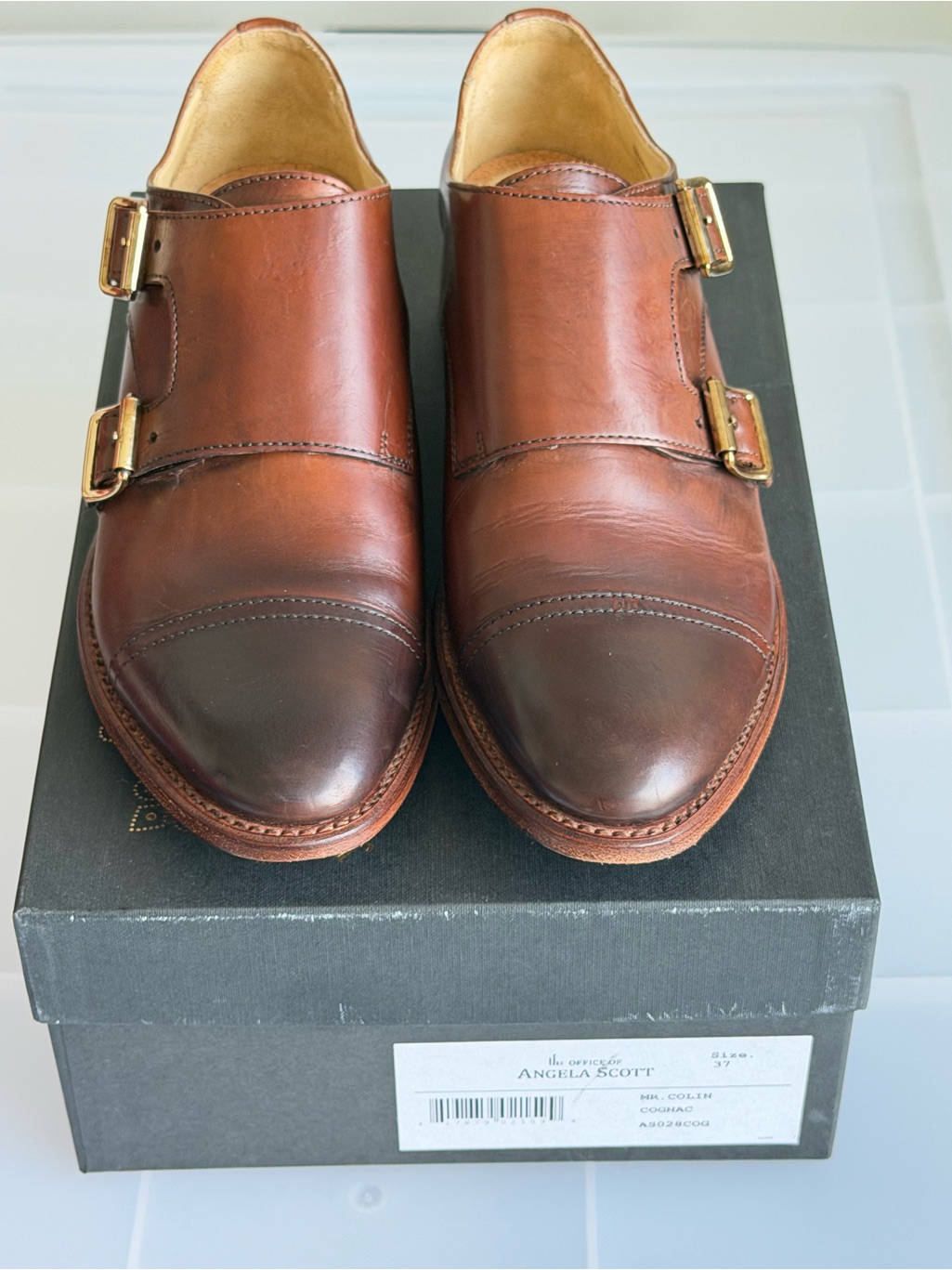 Office Of Angela Scott Mr. Colin Cognac Sz 37